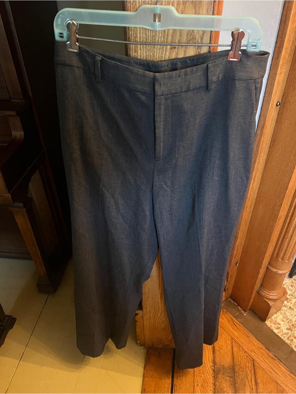 Ralph Lauren Women's wide leg Dress Pants in Charcoal grey